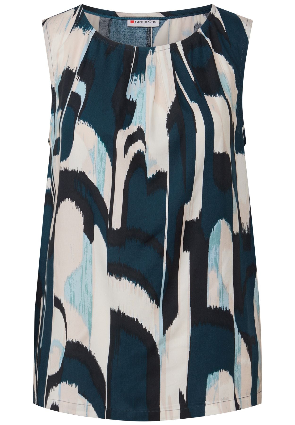 Blusentop mit Ikat Print