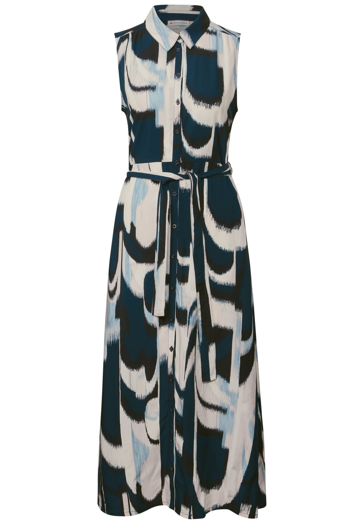 Blusenkleid mit Ikat Print