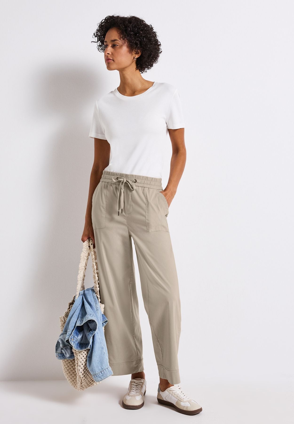 Casual Fit Hose mit Turn-Up