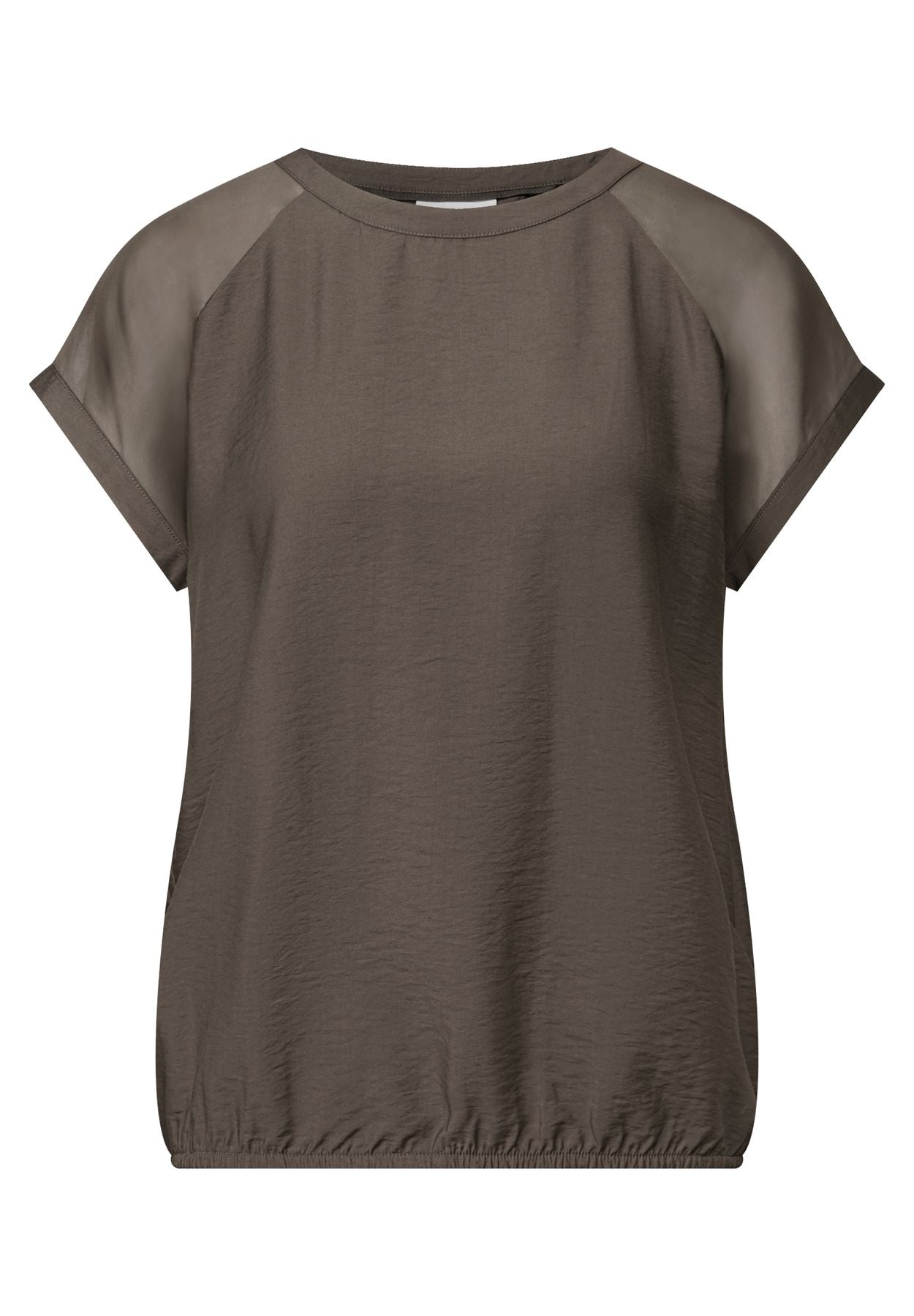 Blusenshirt mit Meshdetail