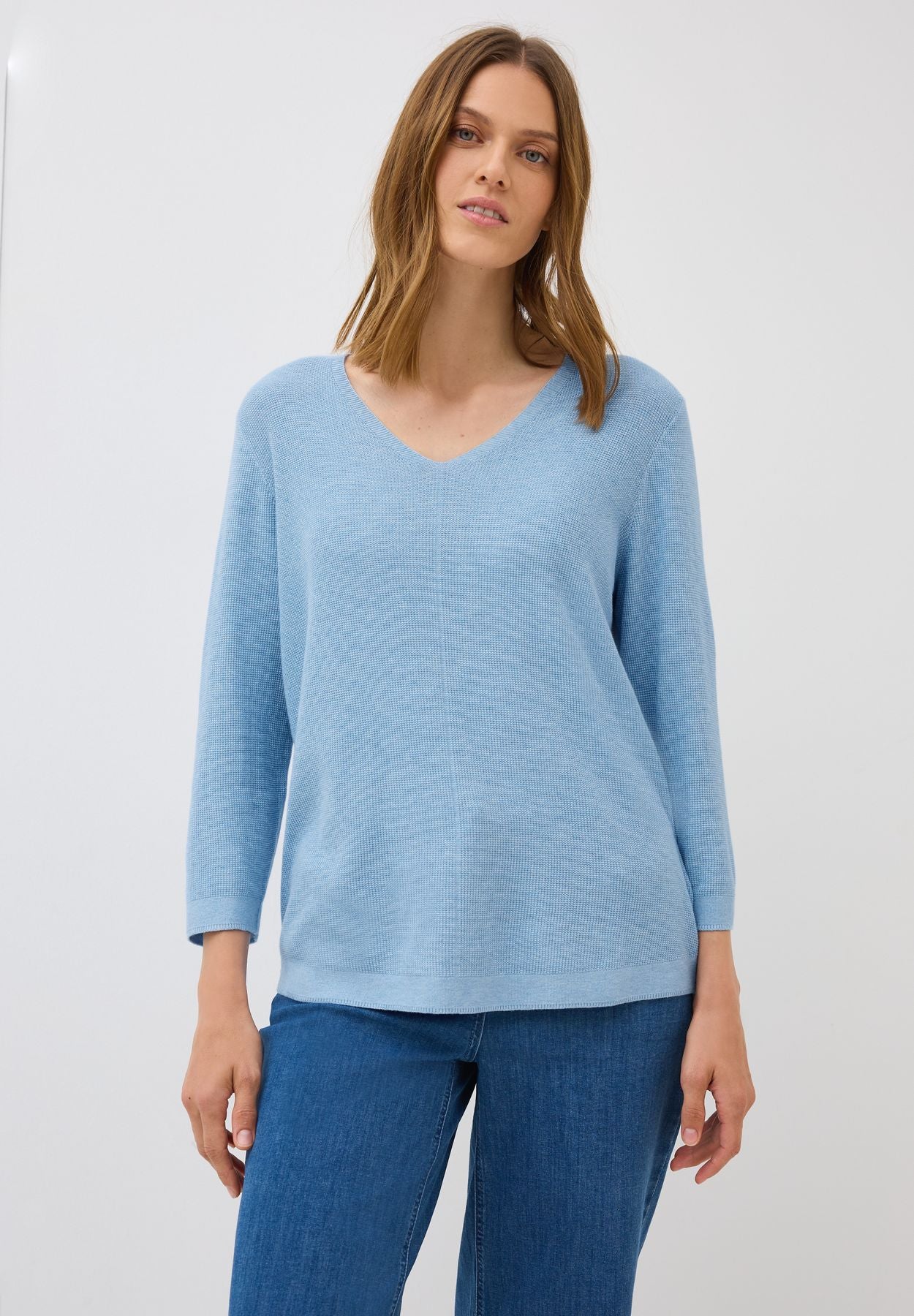 V-Neck Strickpullover