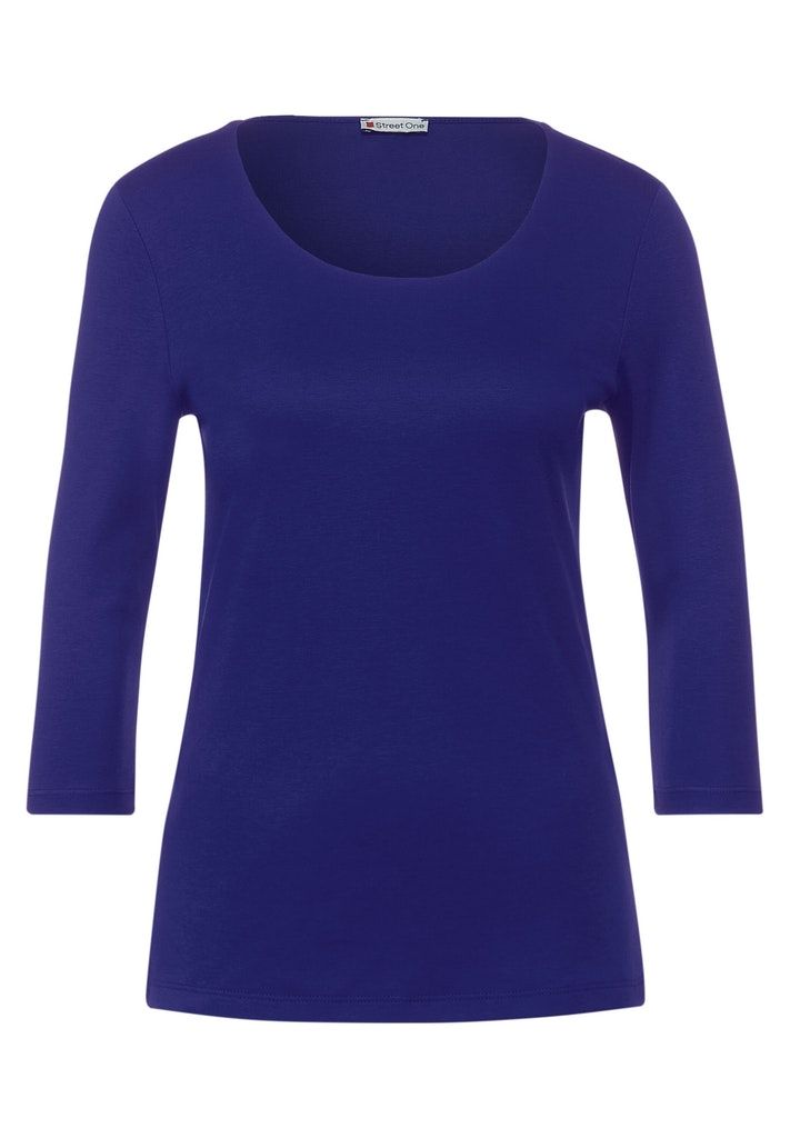 Shirt in Unifarbe