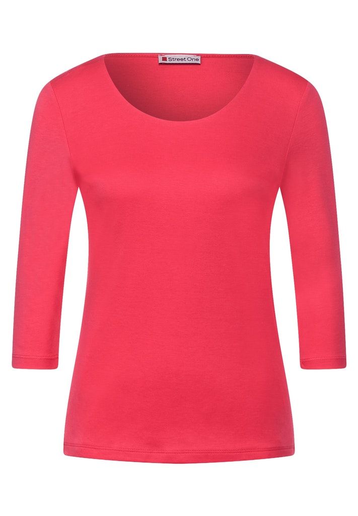Shirt in Unifarbe