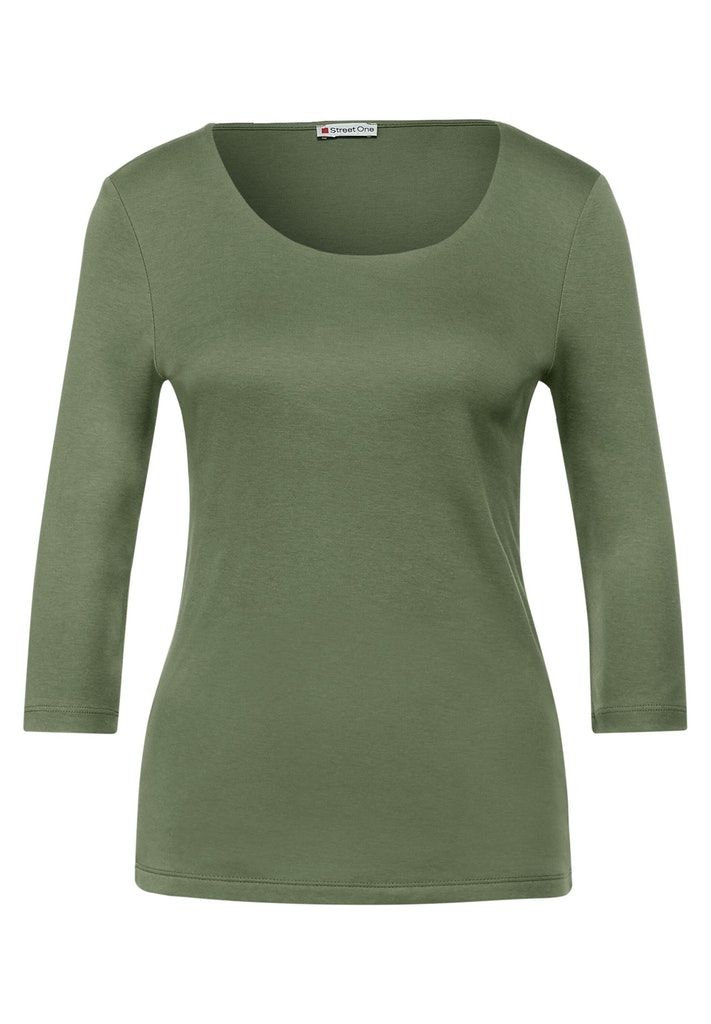 Shirt in Unifarbe