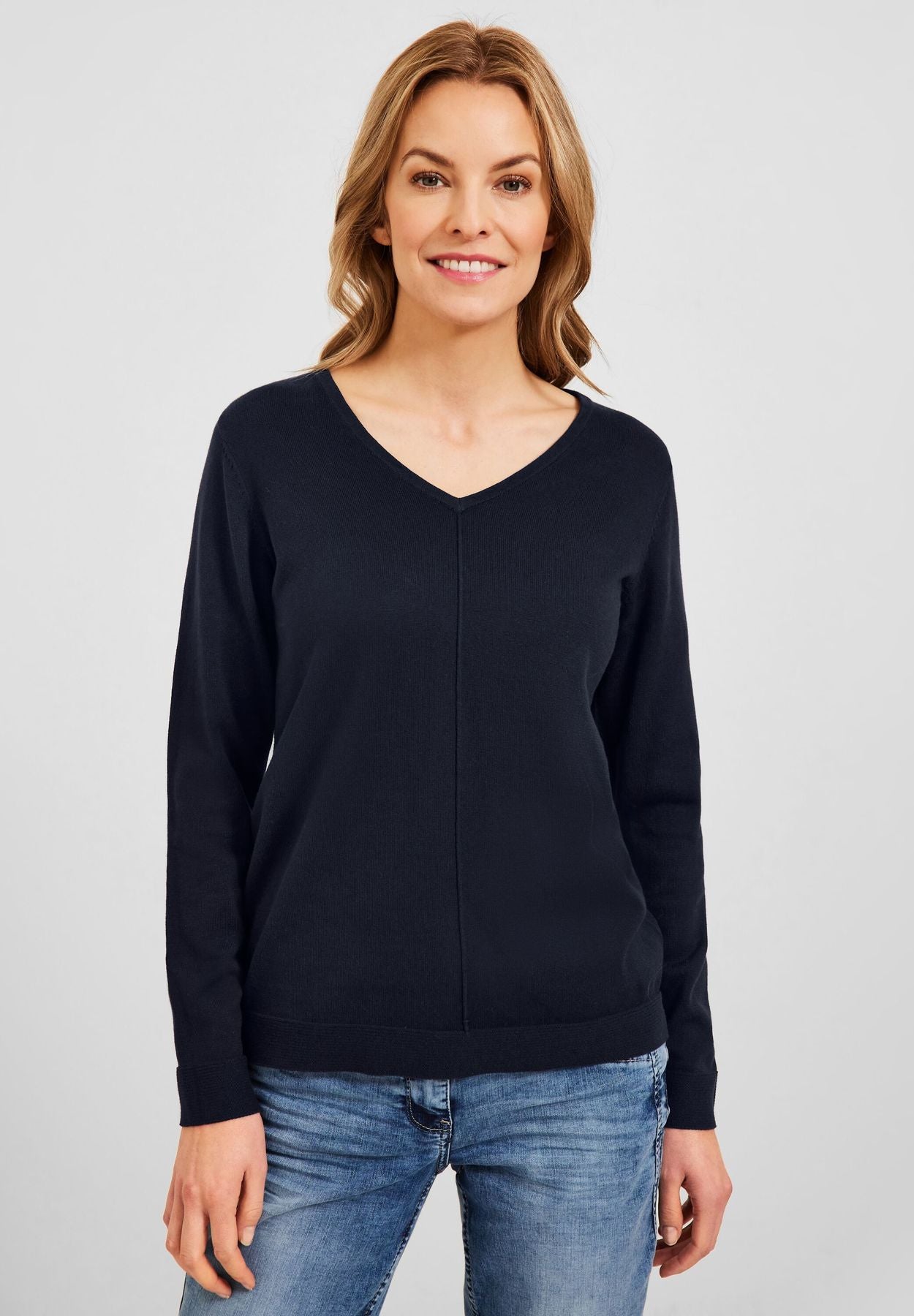 Pullover mit V-Ausschnitt