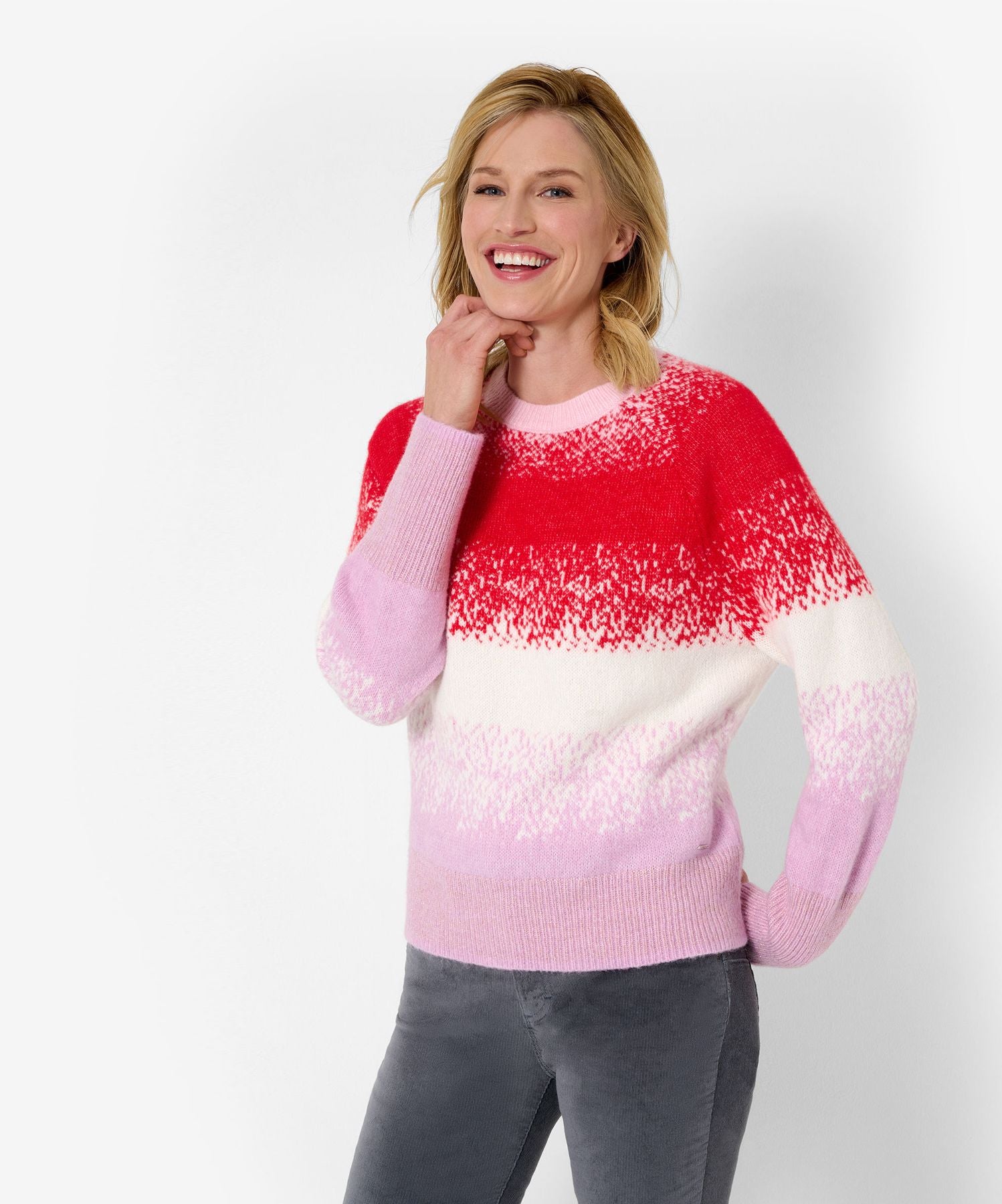 Pullover mit dekorativem Muster