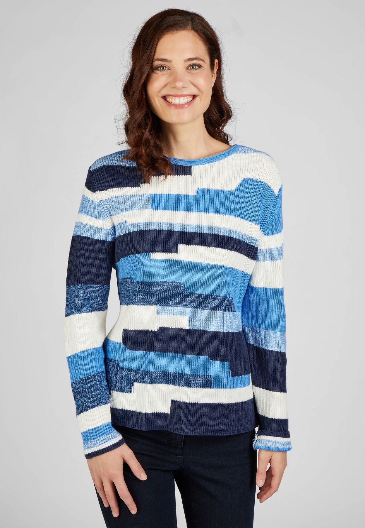Pullover aus Baumwoll-Mix