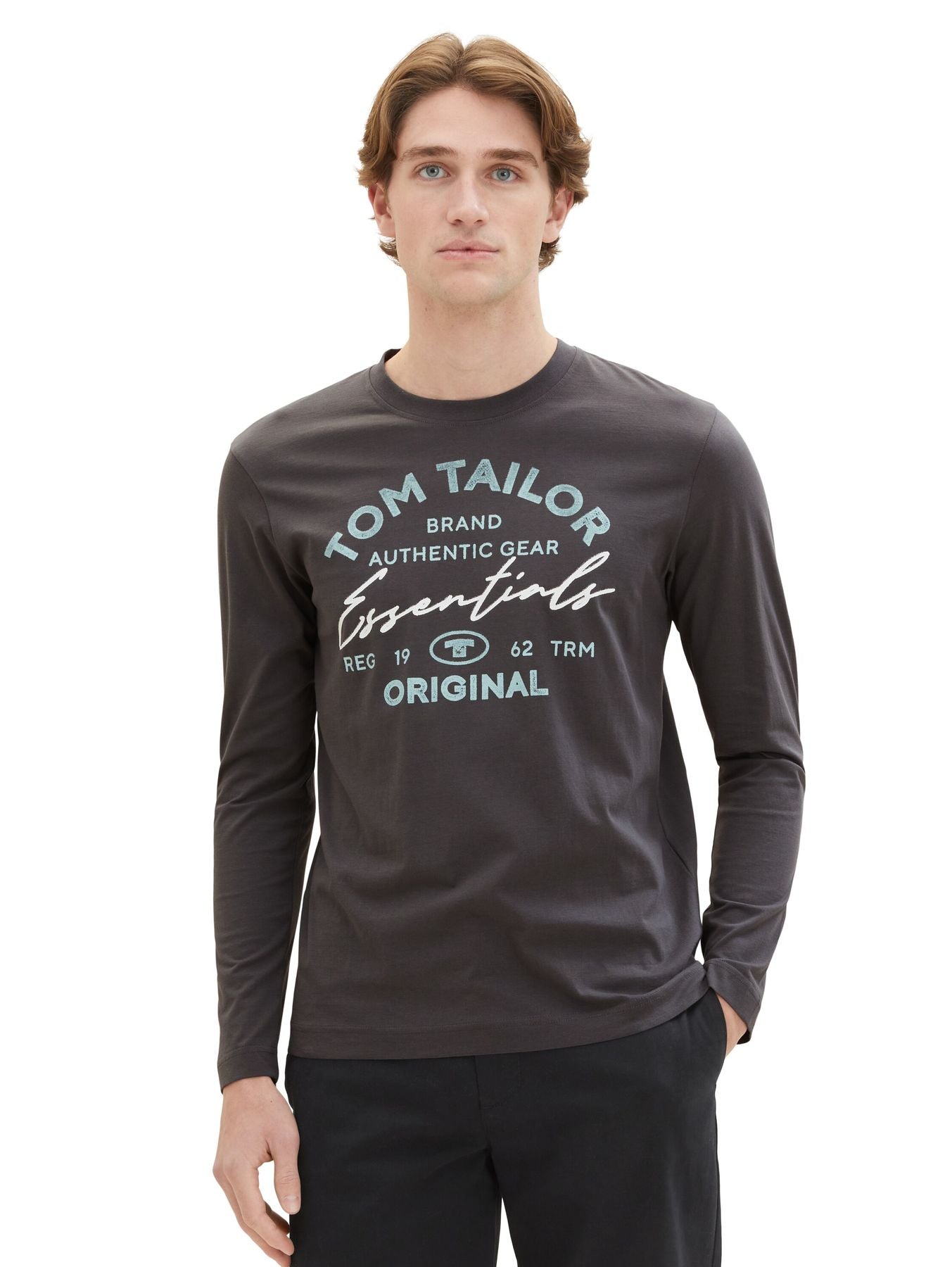 Langarmshirt mit Logo-Print