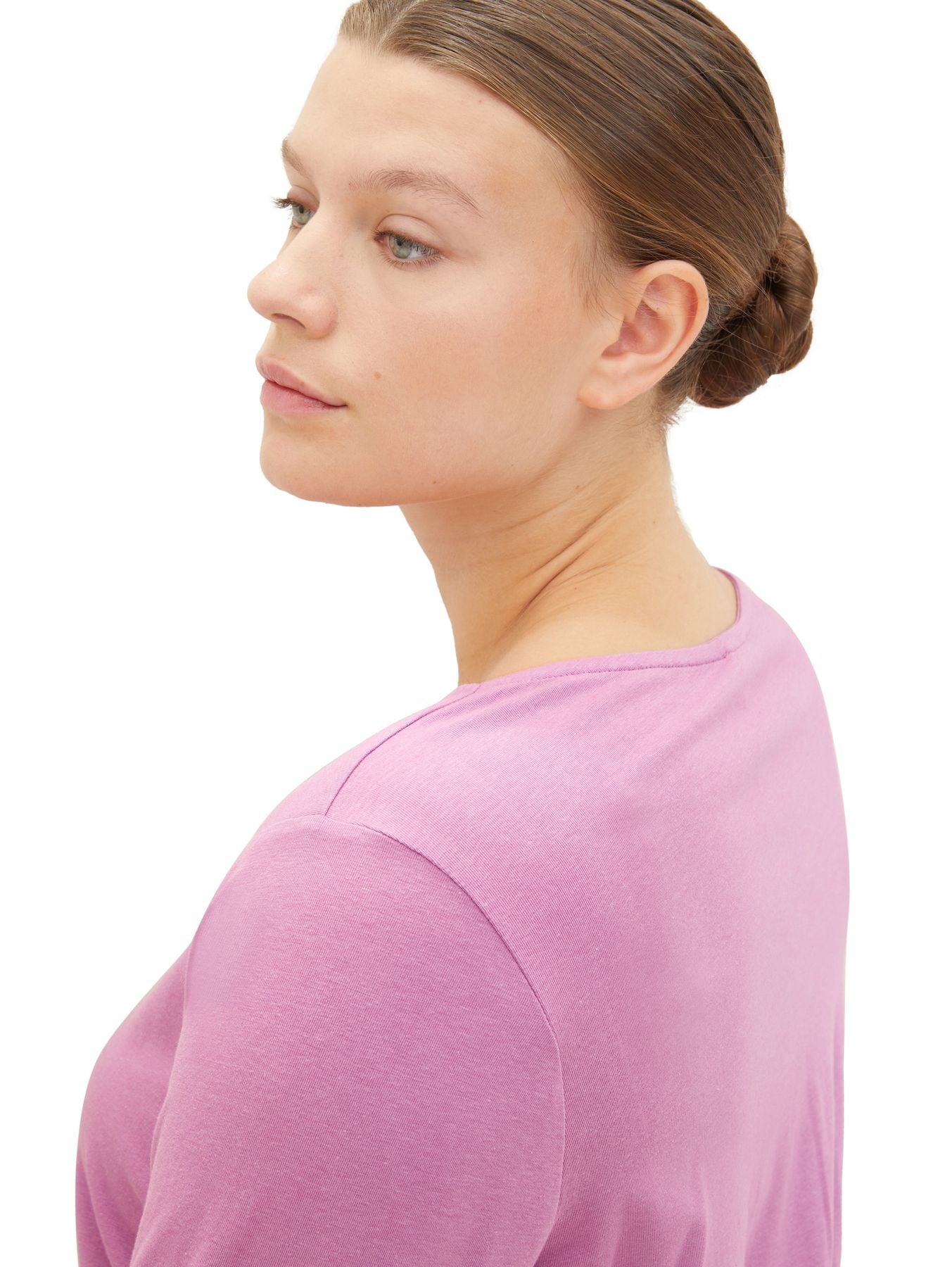 Plus Size - Langarmshirt mit Karree Ausschnitt