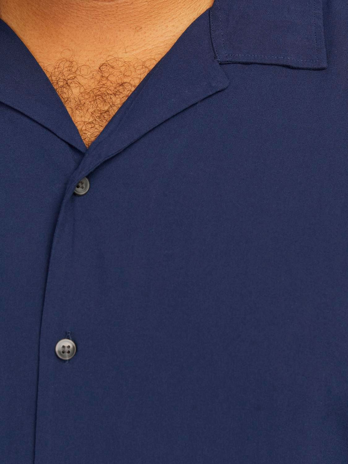 JJEJEFF SOLID RESORT SHIRT SS SN PLS