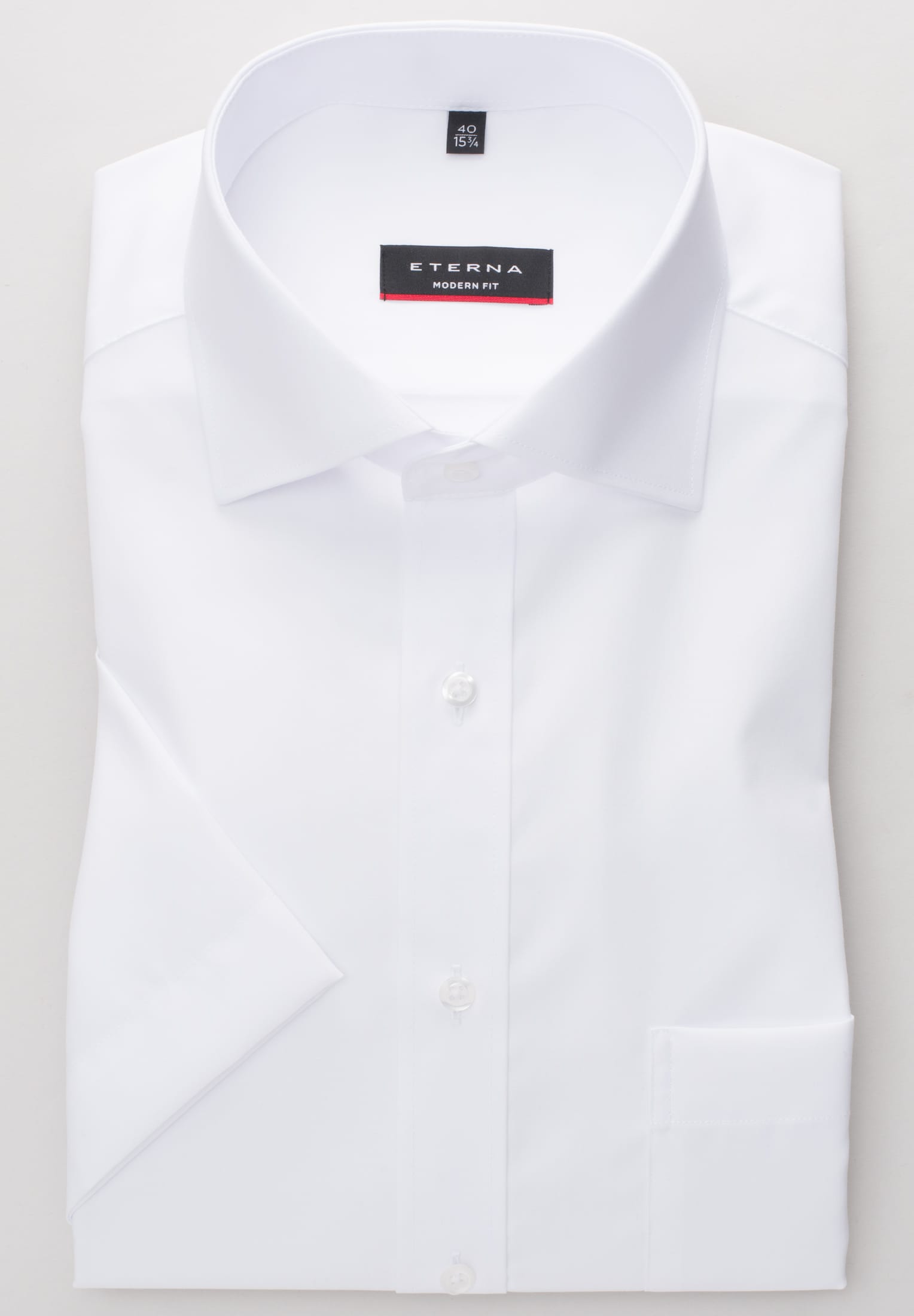 ETERNA KURZARM HEMD MODERN FIT POPELINE