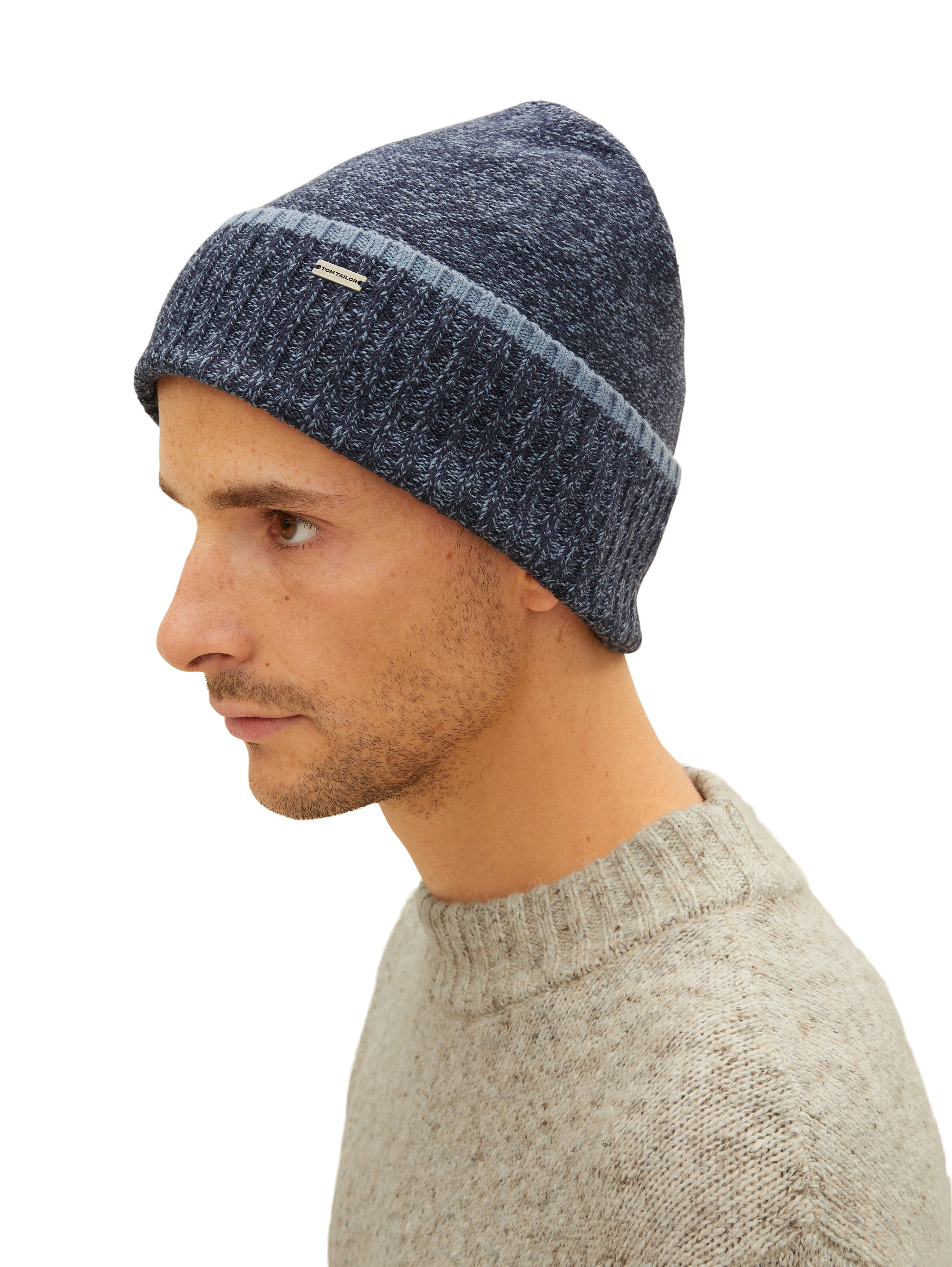 mouline knitted hat