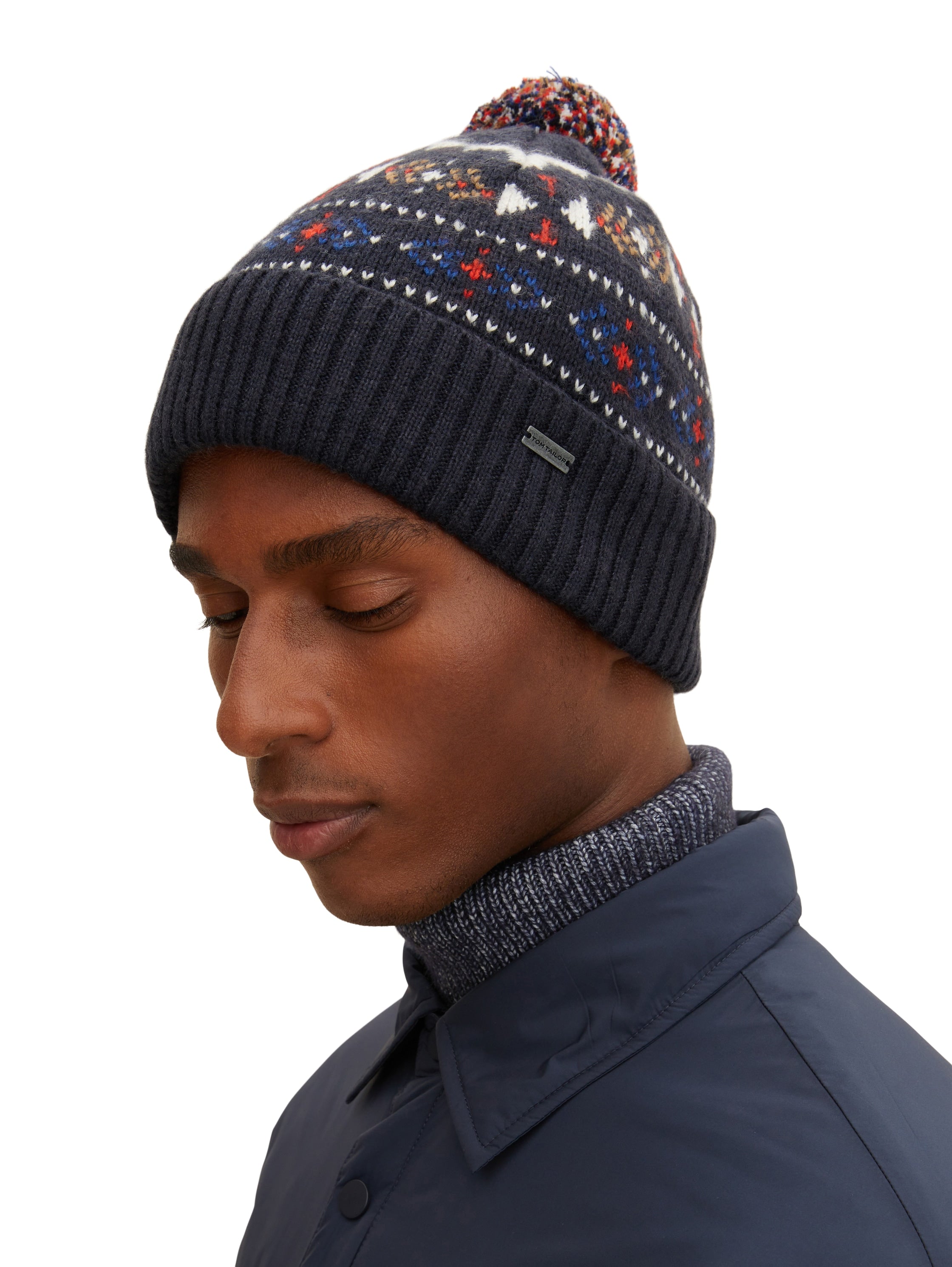 jacquard knitted hat
