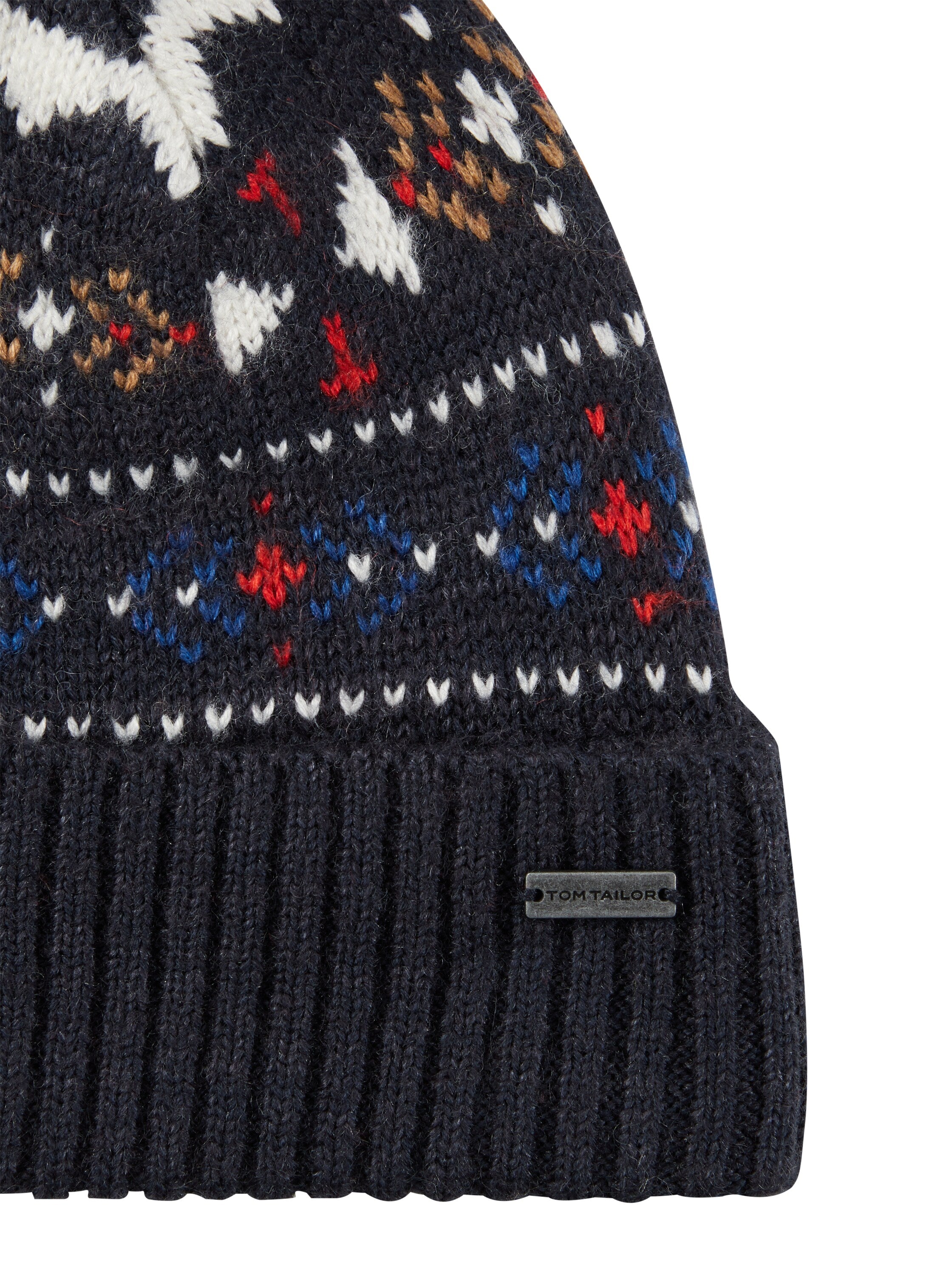 jacquard knitted hat