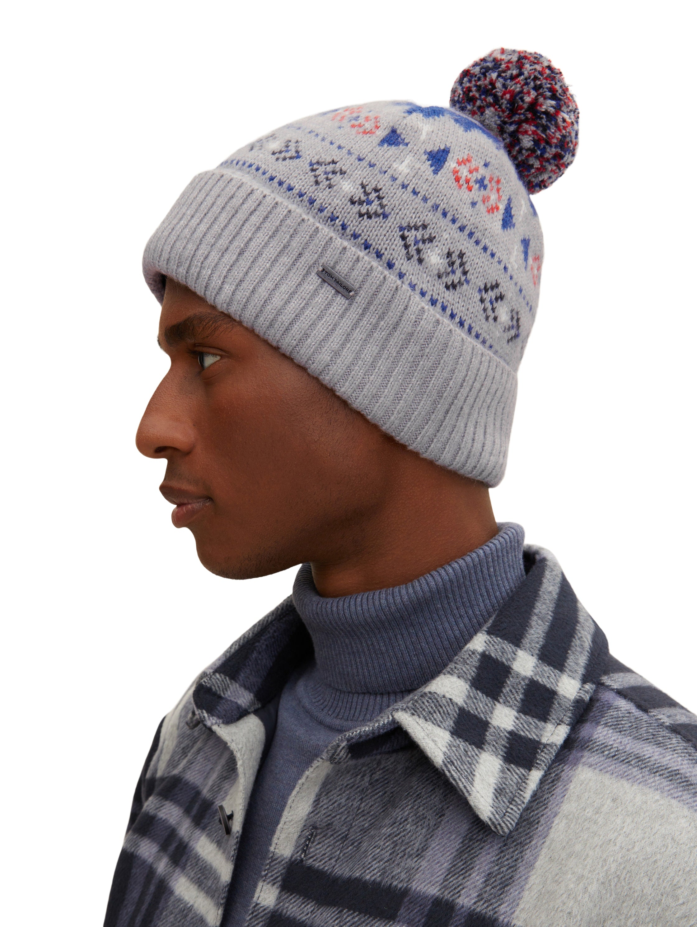 jacquard knitted hat