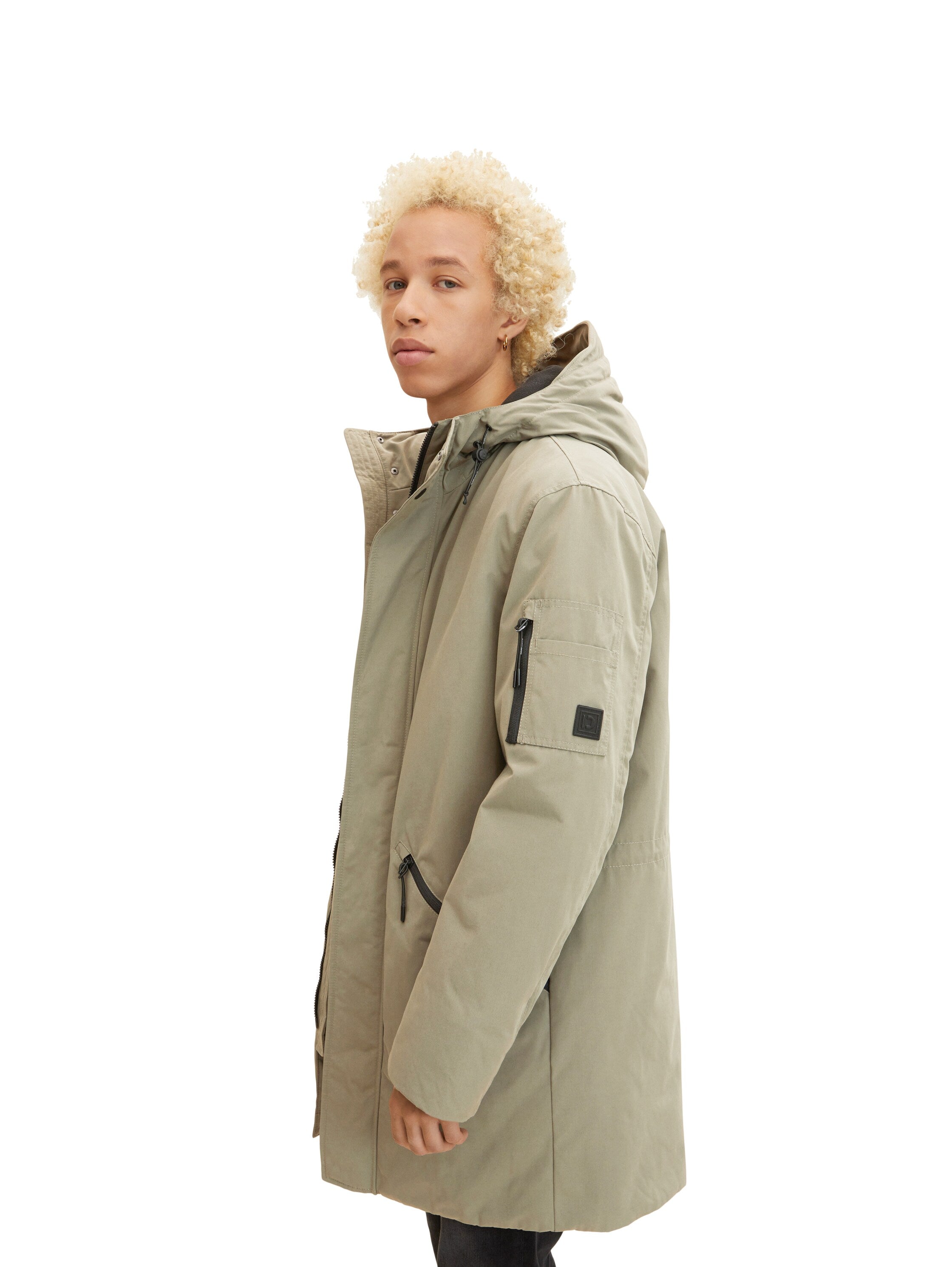 modern detailed parka