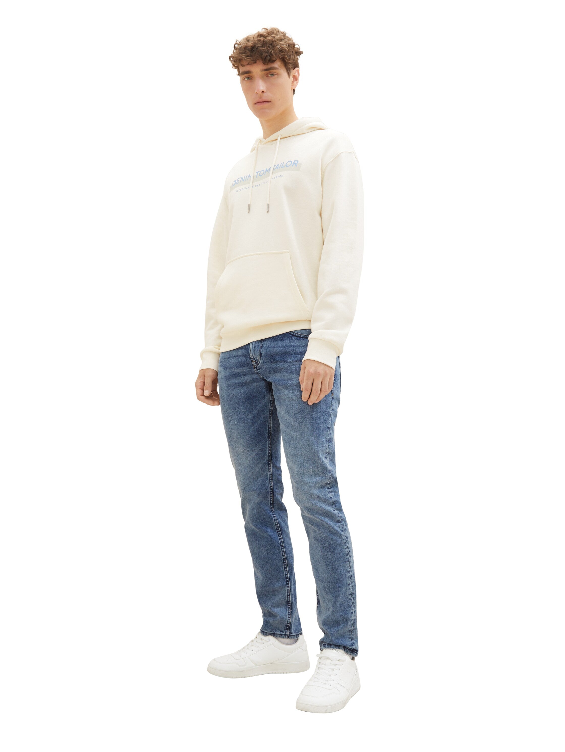 slim PIERS blue denim