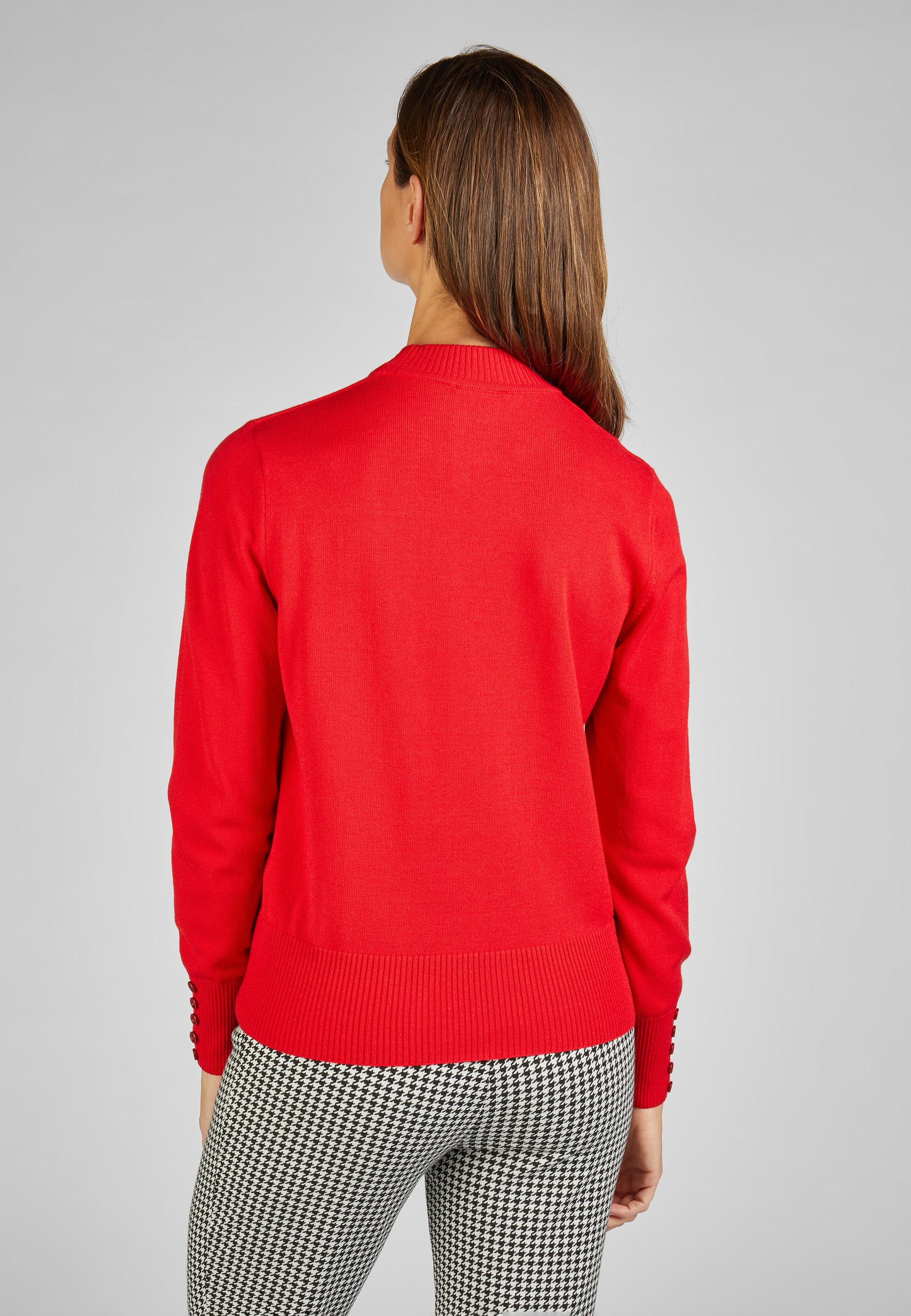 Pullover mit Stehkragen