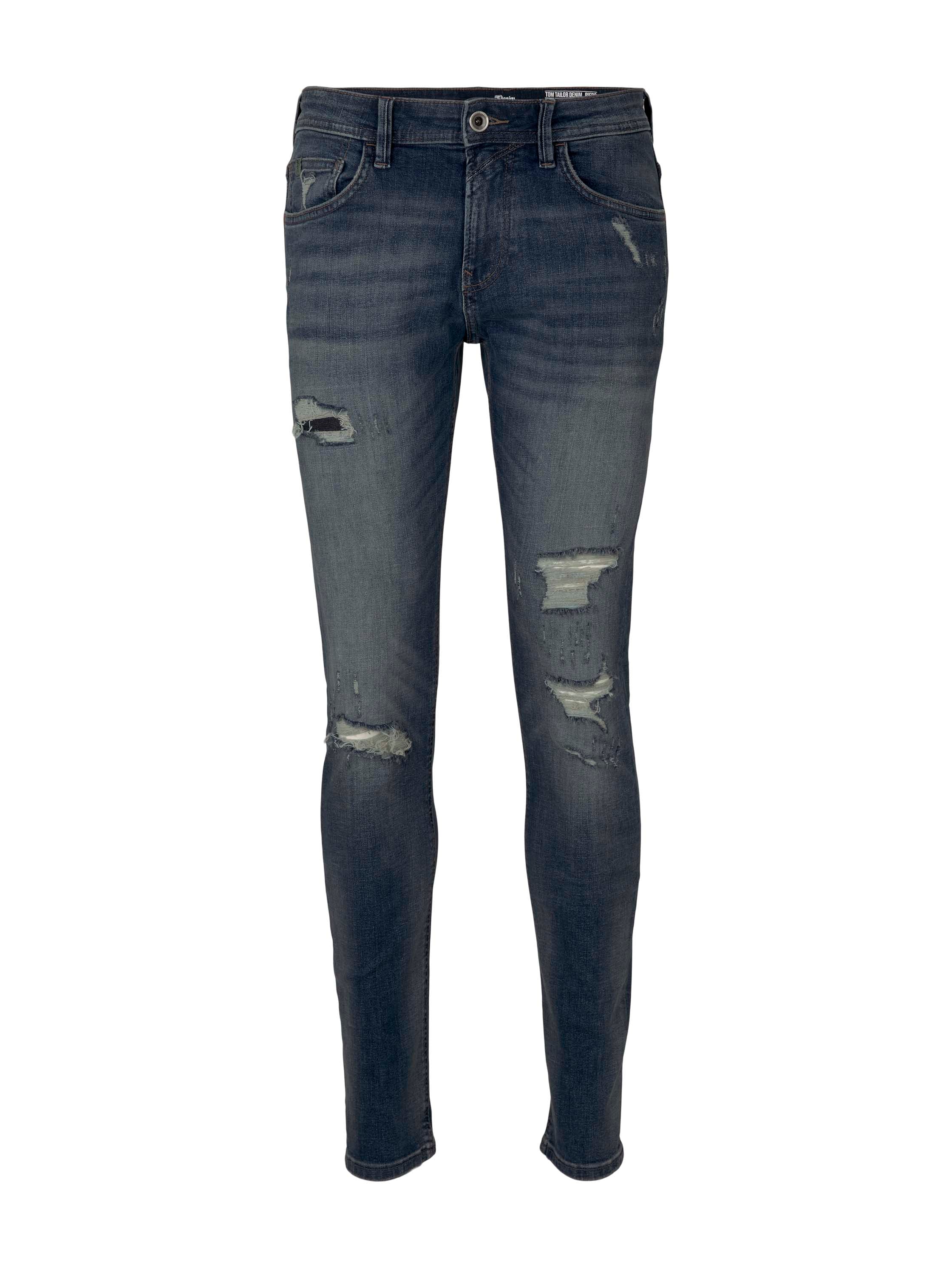slim PIERS blue denim