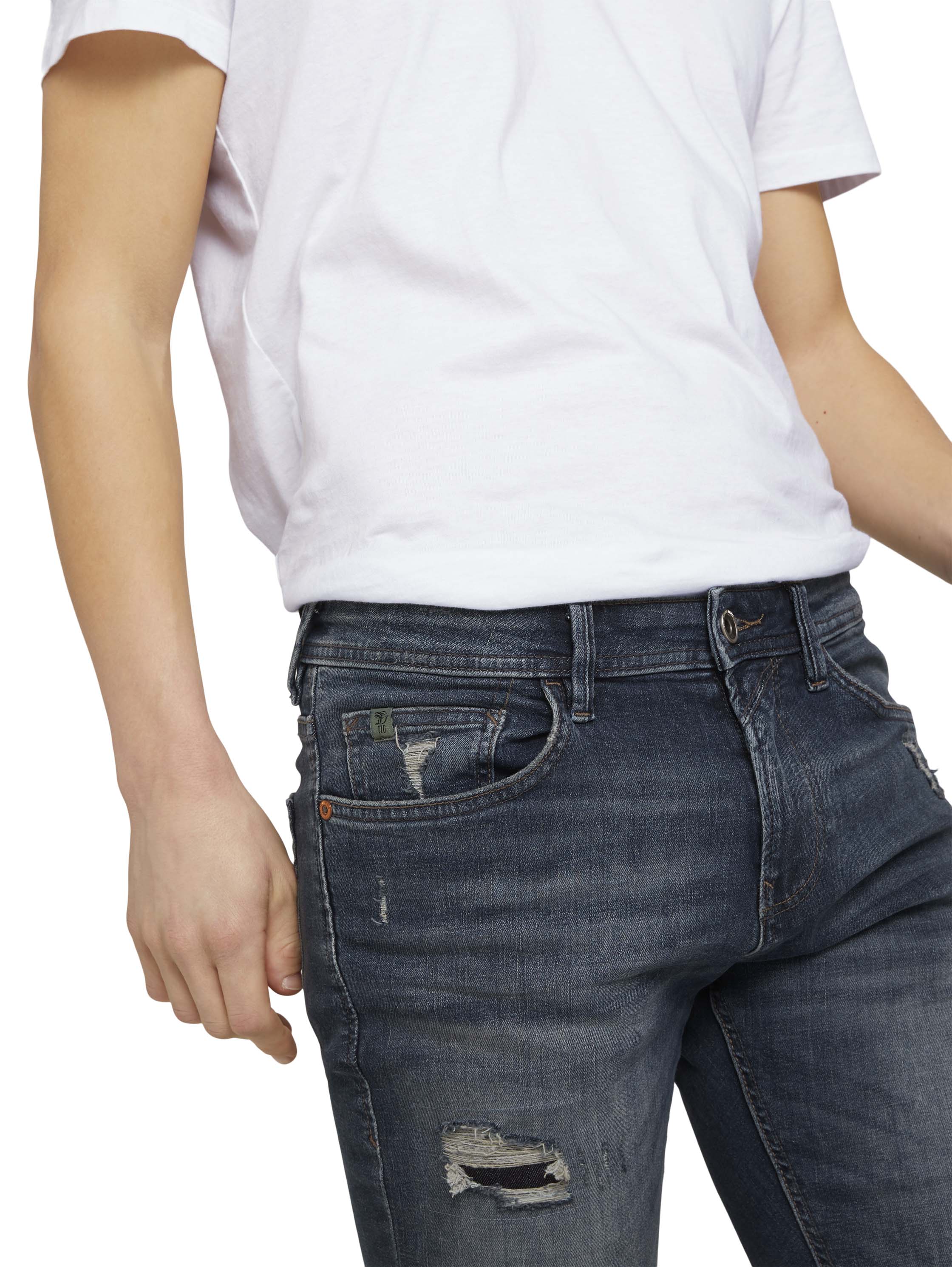 slim PIERS blue denim