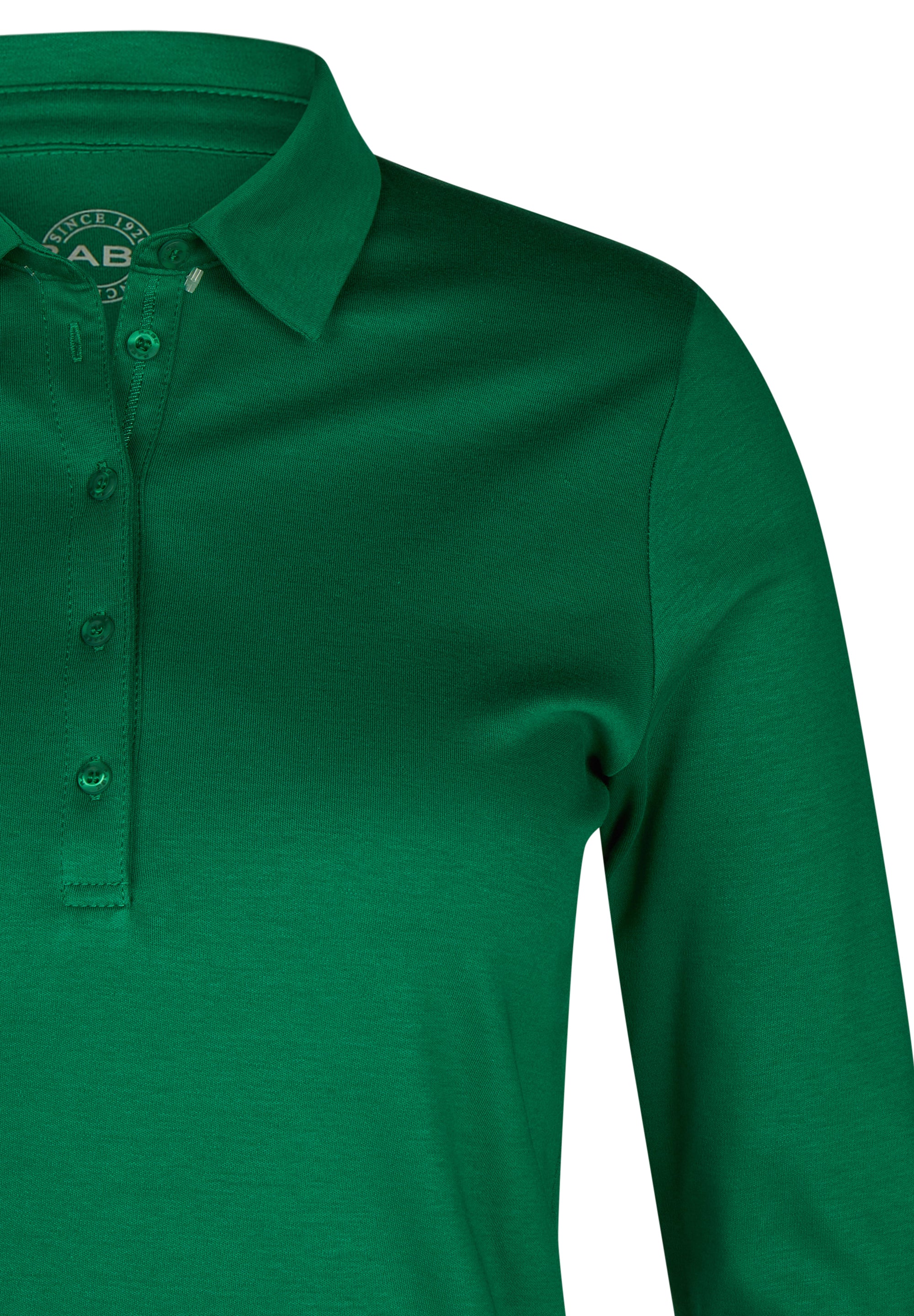 Shirt mit Polokragen und 3/4-Arm