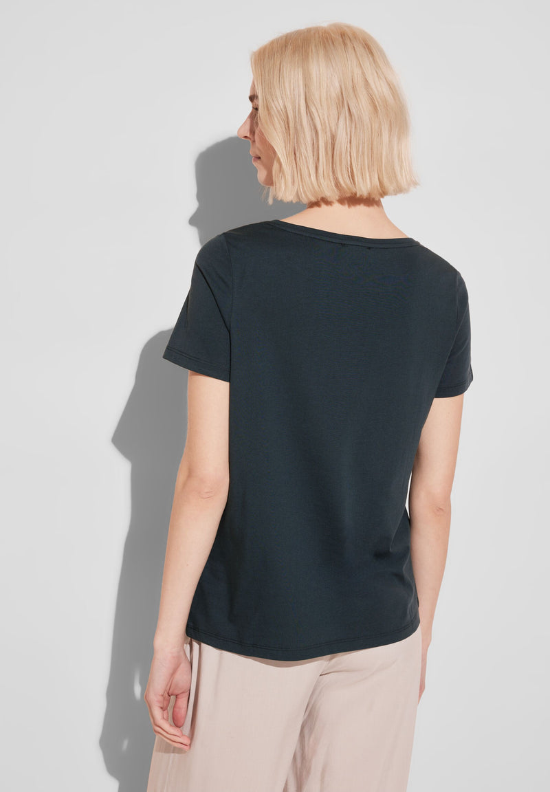 T-Shirt mit Folienprint