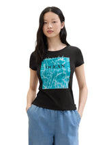 T-Shirt mit Print und Bio-Baumwolle