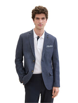 casual woven blazer