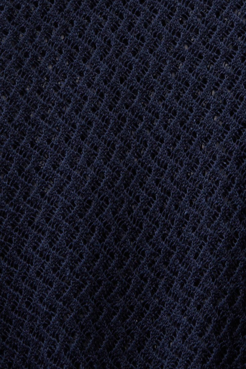Strukturierter Pullover mit V-Ausschnitt