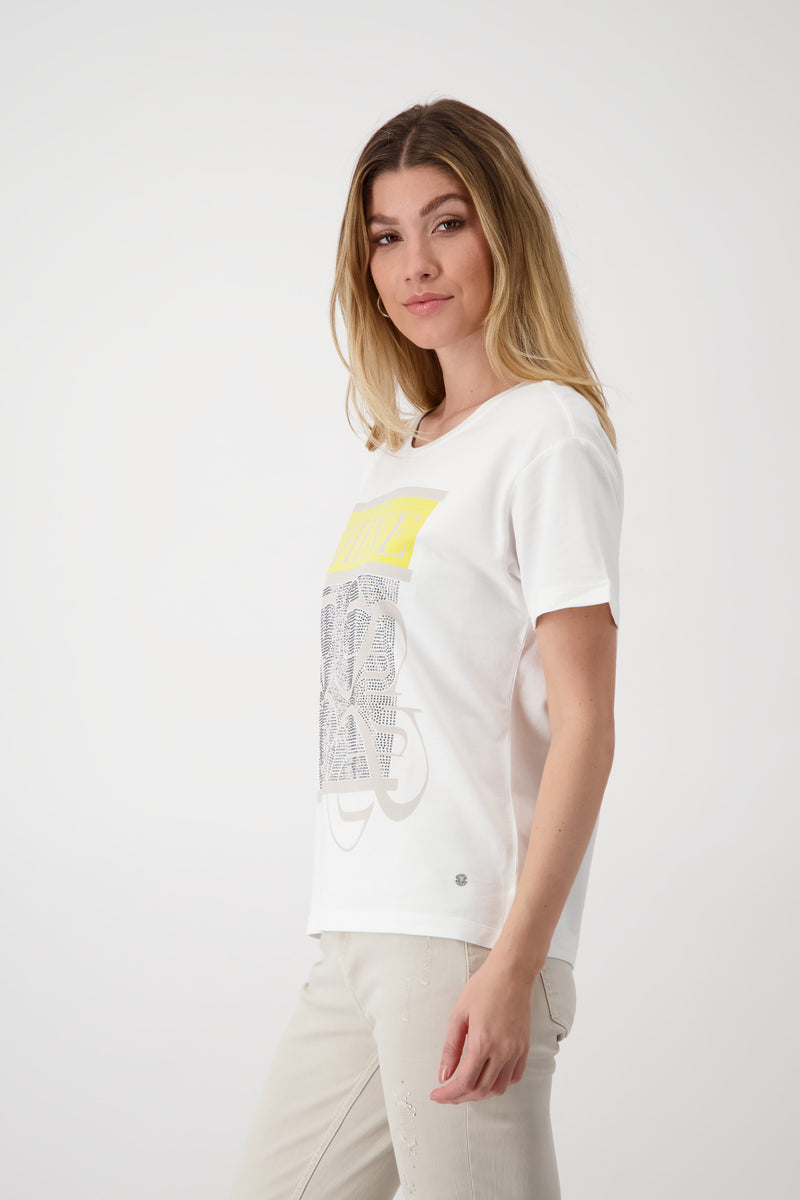 T Shirt mit Strass Steine