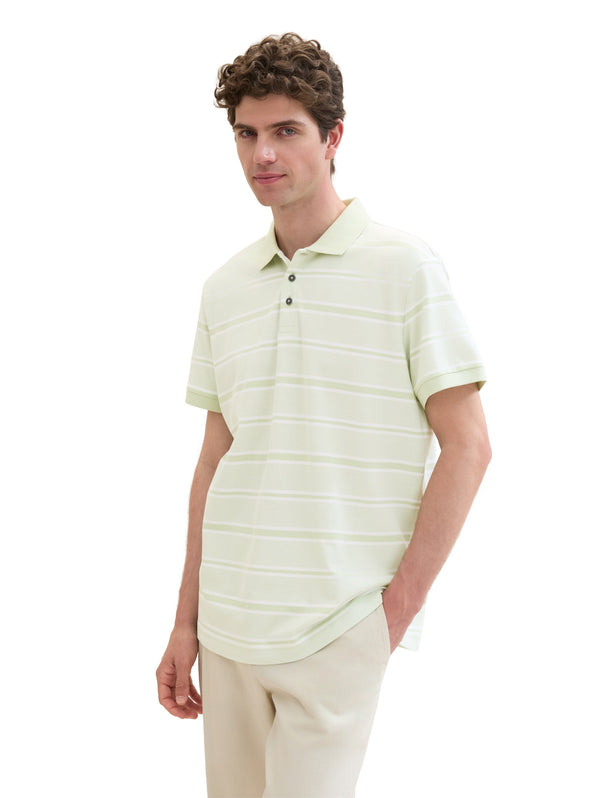 Poloshirt mit Streifenmuster