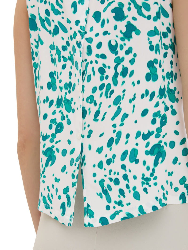 printed viscose top