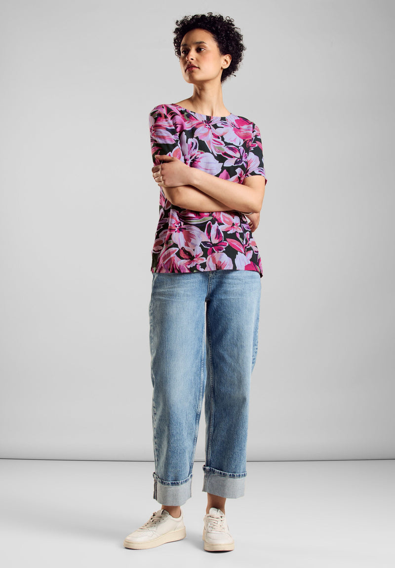 Materialmix T-Shirt