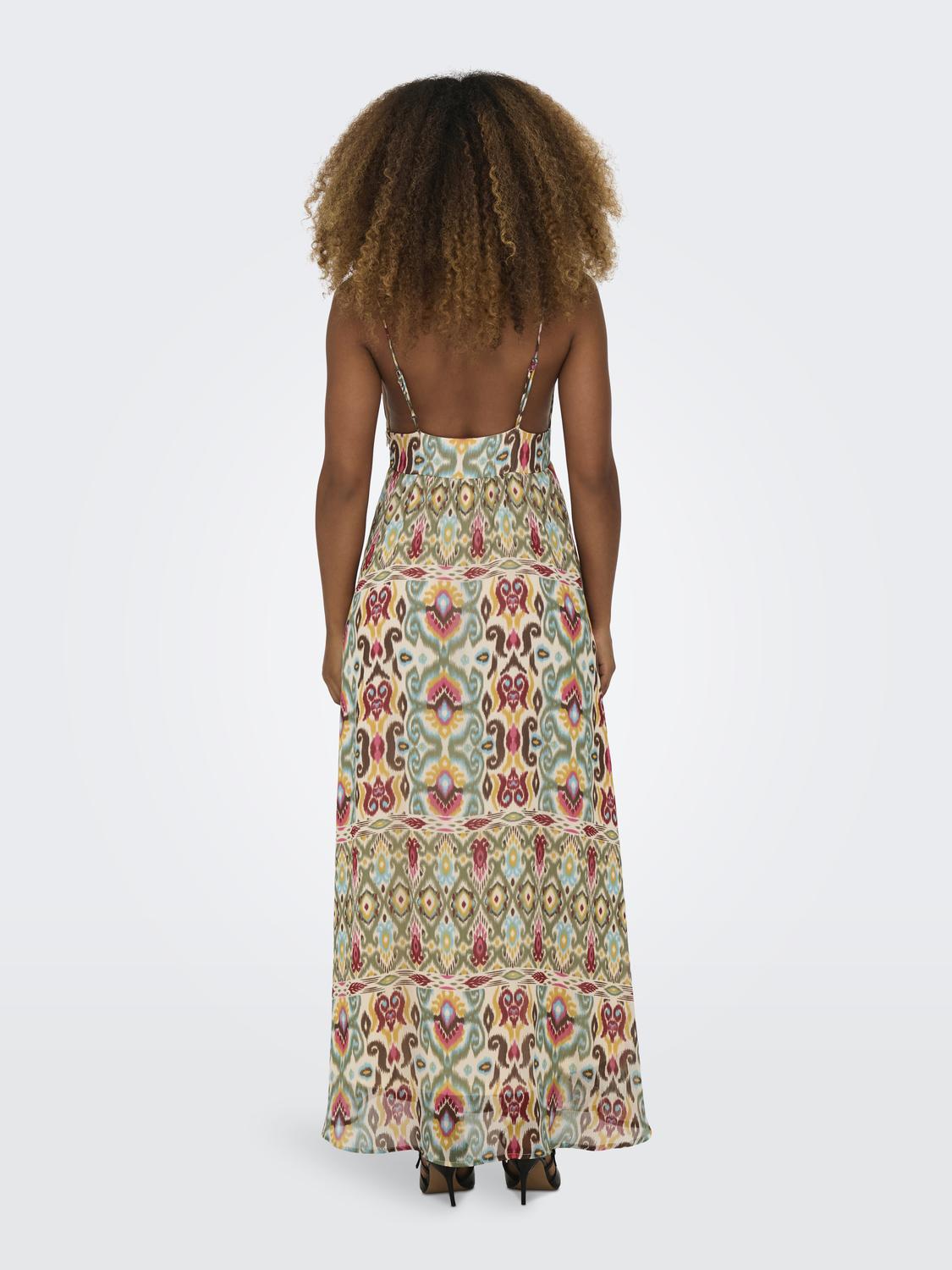 ONLASTA LIFE STRAP VNECK ANKEL DRESS PTM