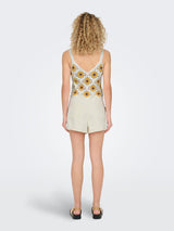 ONLMIRA REG ECRU DNM SKORT TAI