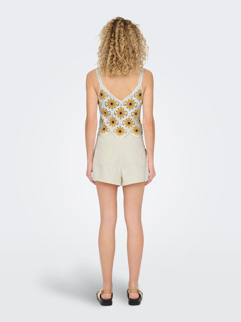 ONLMIRA REG ECRU DNM SKORT TAI