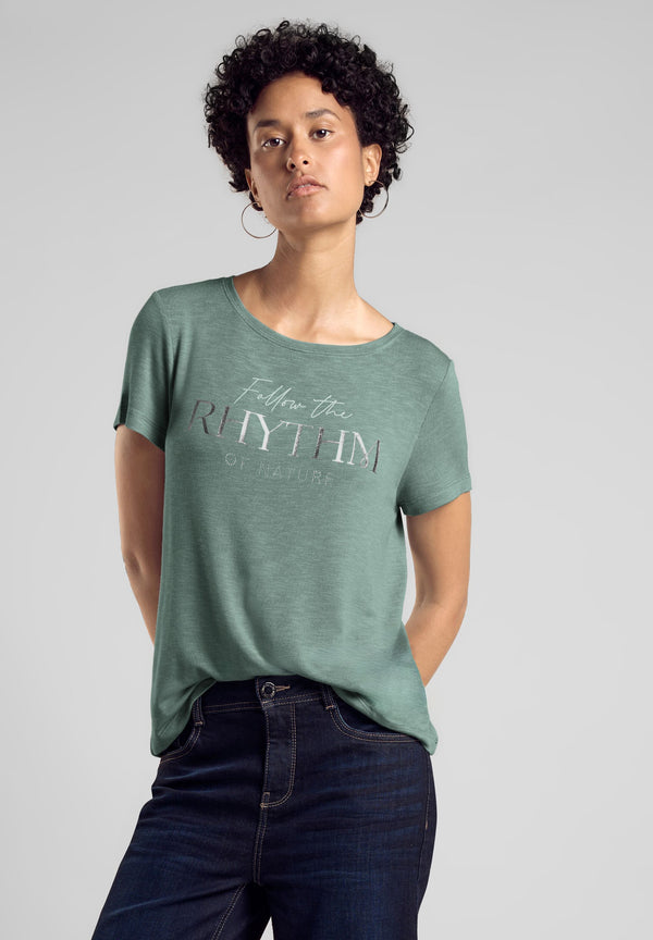 T-Shirt mit Schriftzug