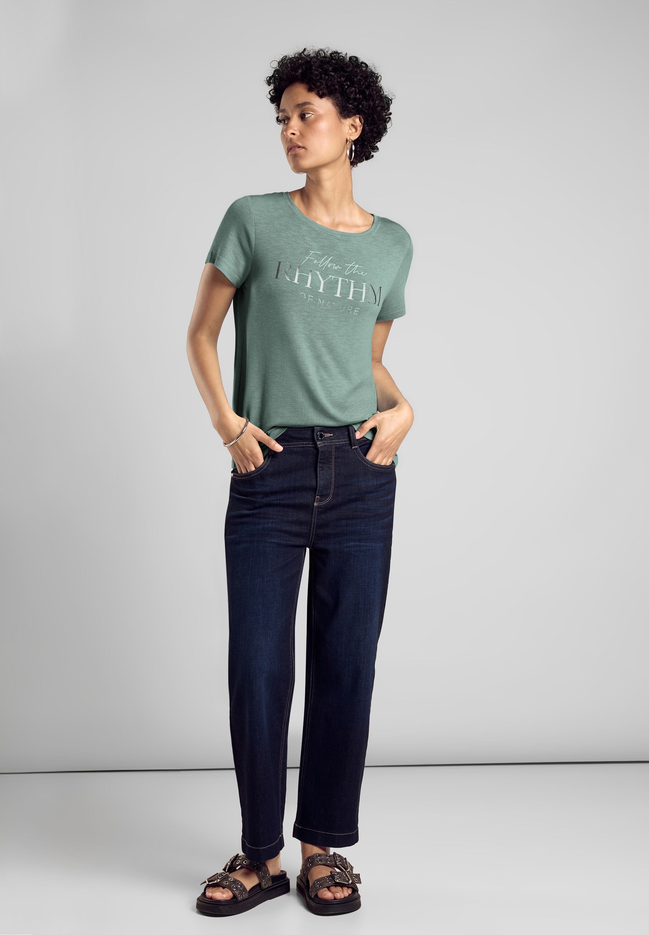 T-Shirt mit Schriftzug