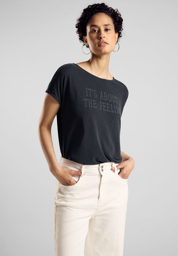 T-Shirt mit Schriftzug