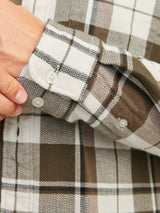JPRBLUBROOK CHECK STRUCTURE L/S SHIRT SN