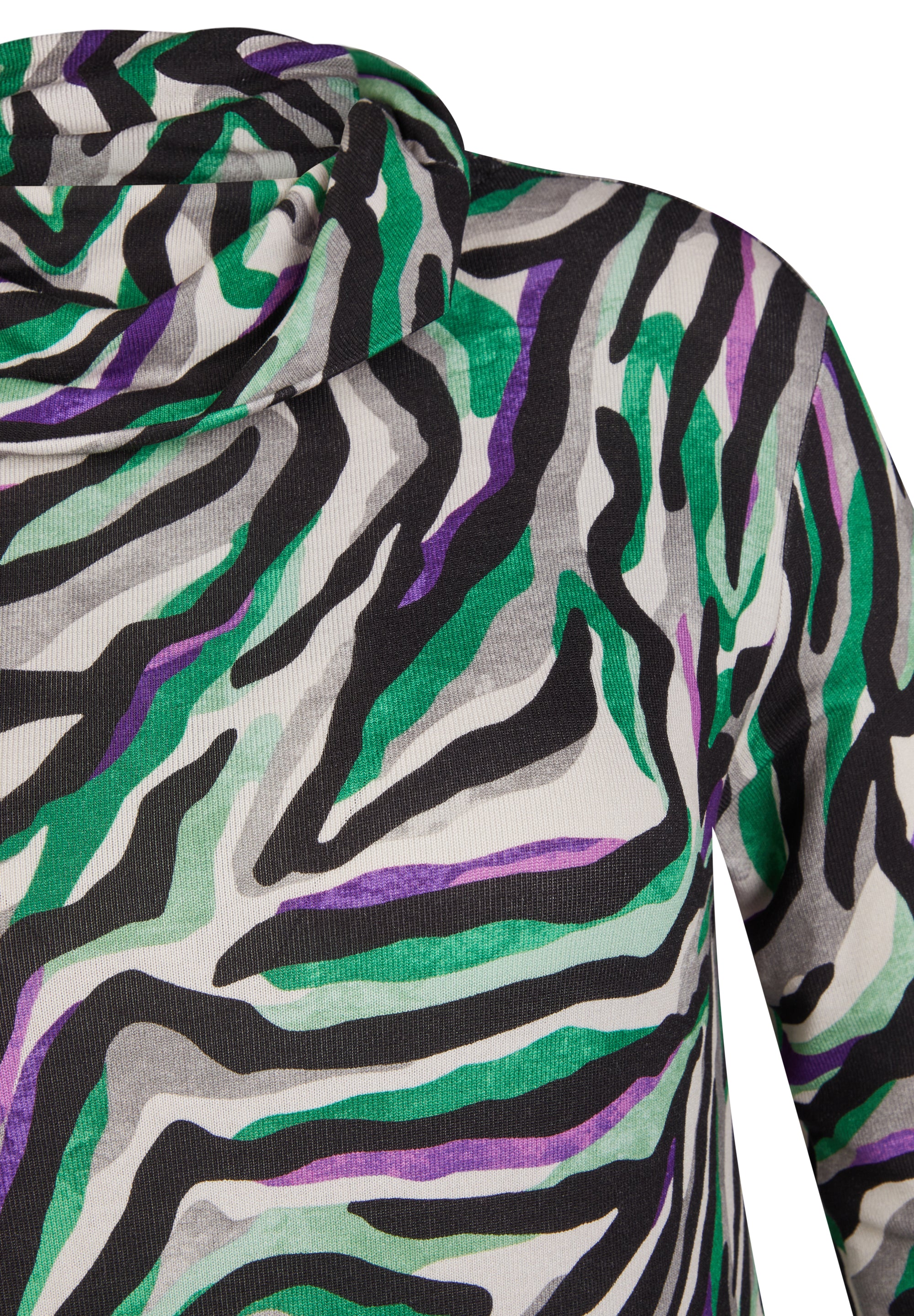 Langarmshirt mit Rollkragen