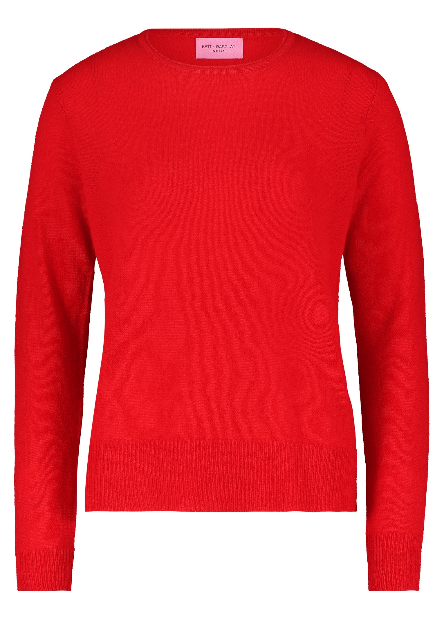 Feinstrickpullover 100 % Kaschmir mit Rundhalsausschnitt