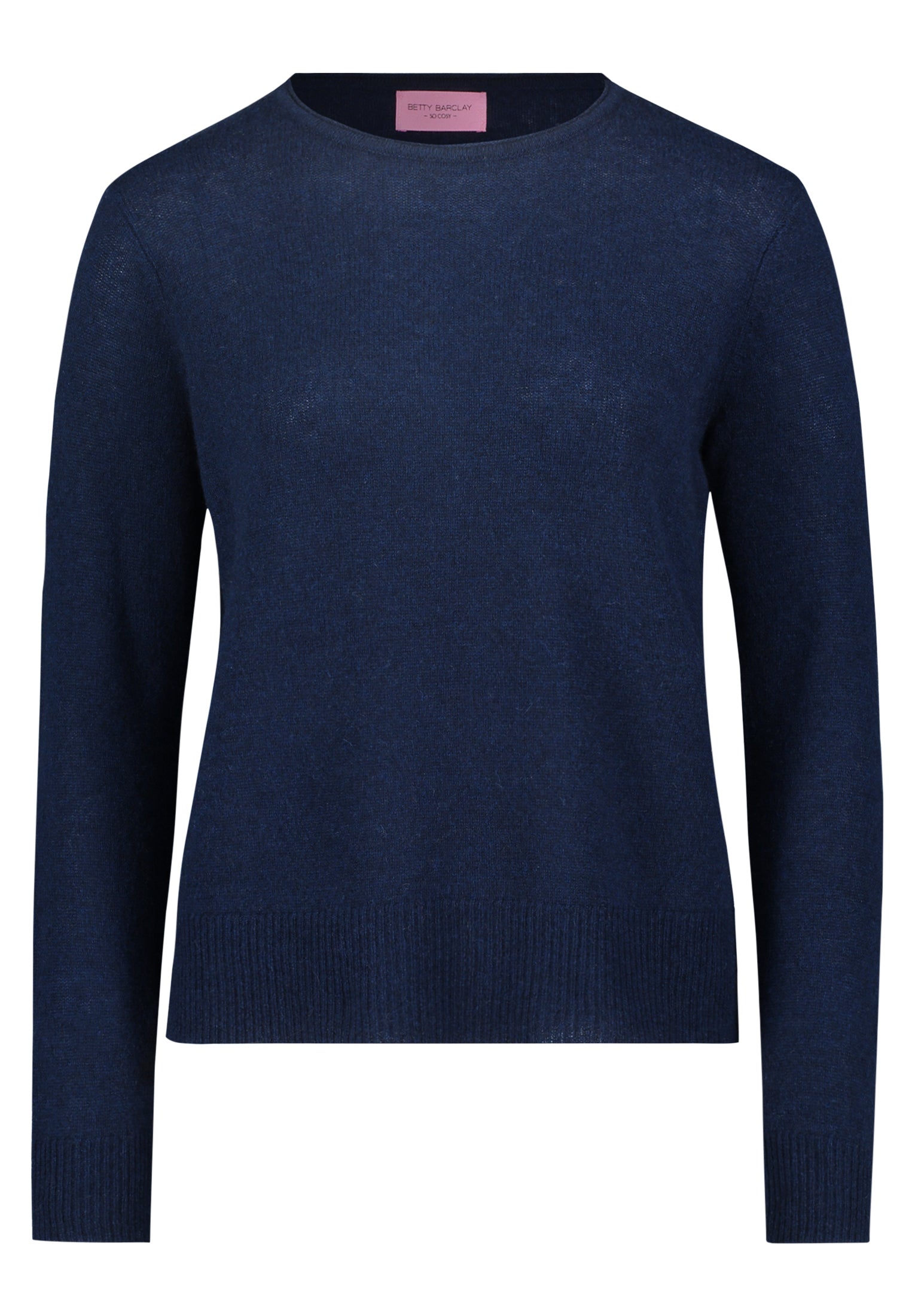 Feinstrickpullover 100 % Kaschmir mit Rundhalsausschnitt