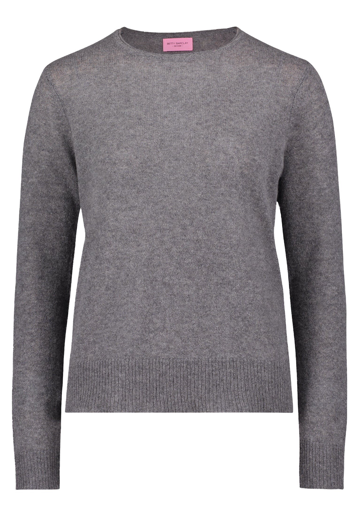 Feinstrickpullover 100 % Kaschmir mit Rundhalsausschnitt