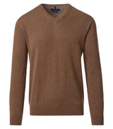 Pullover mit V-Ausschnitt uni 004430