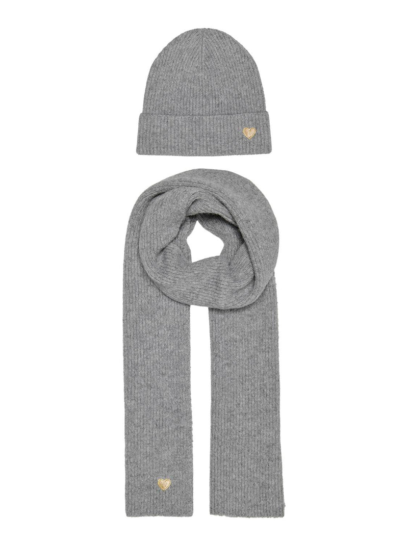 ONLAVERY LIFE SCARF AND BEANIE SET CC