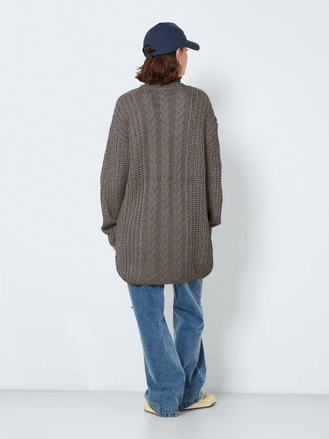 NMLORI L/S HIGH NECK CABLE KNIT DRESS