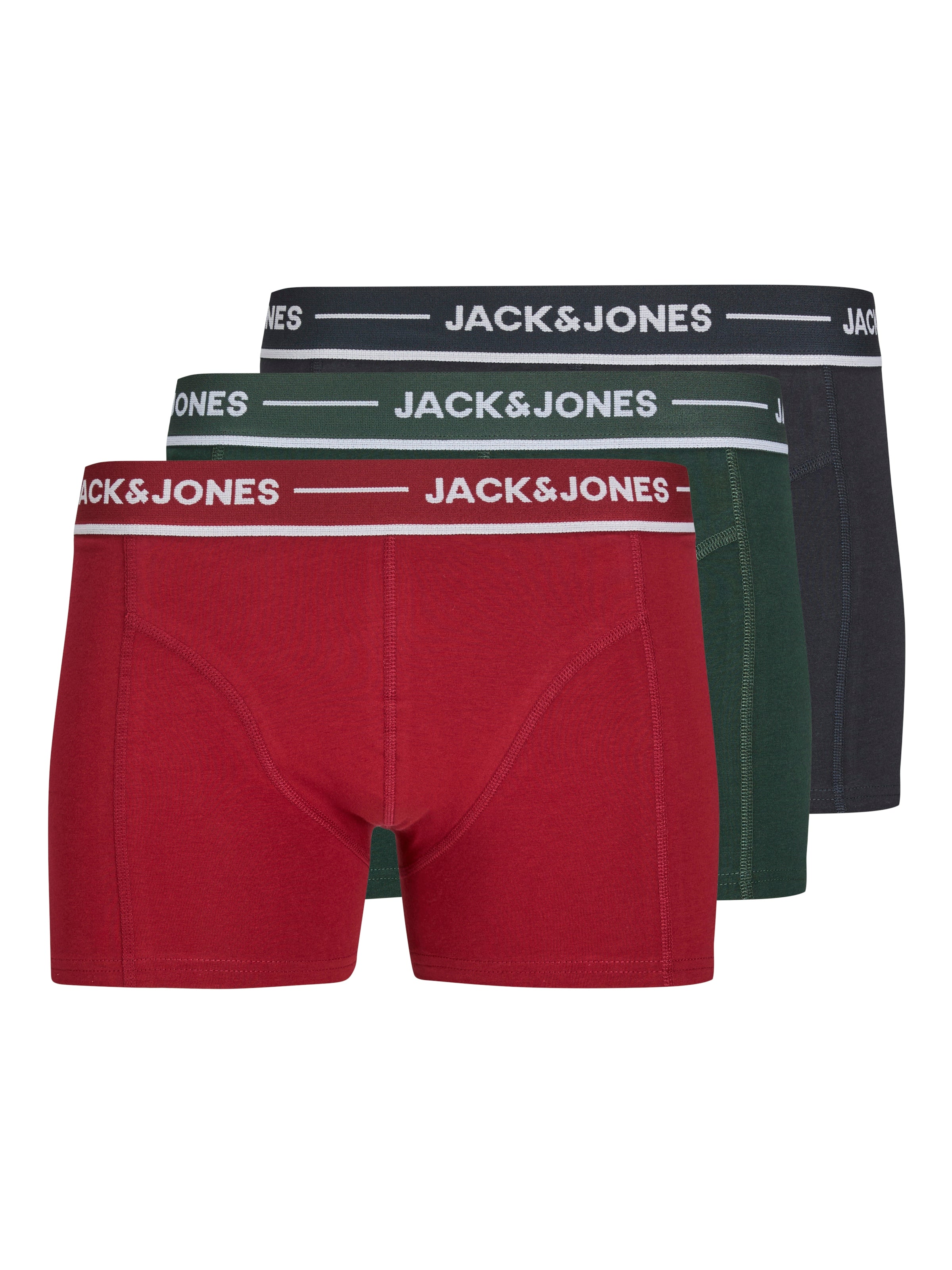 JACCLAUS SOLID TRUNKS 3 PACK SN