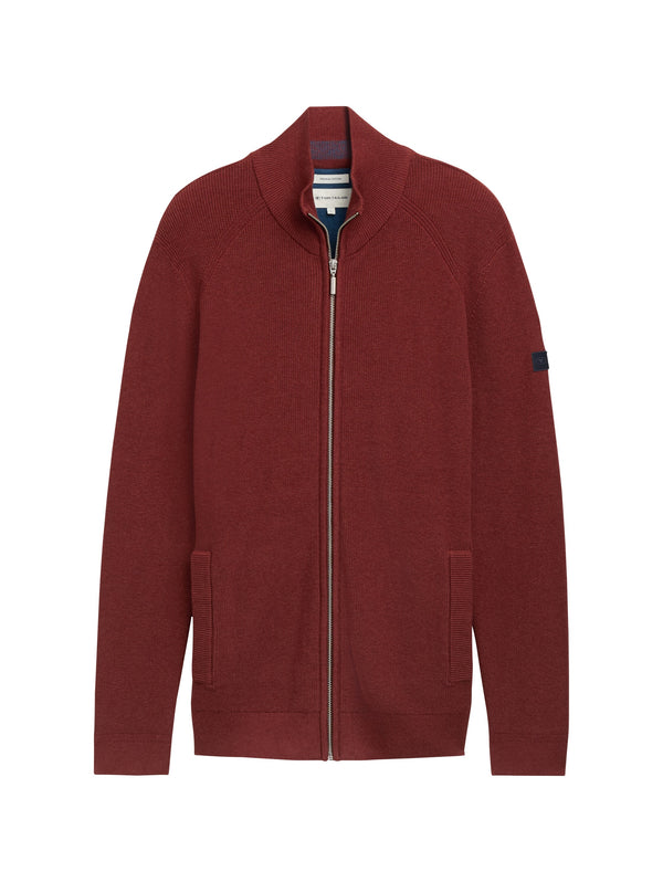 Strukturierte Strickjacke