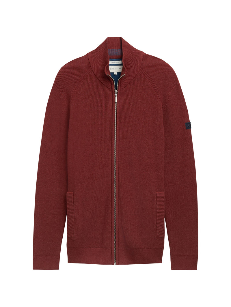 Strukturierte Strickjacke